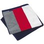 Kariban Drap de plage jacquard STRIPED TOWEL KARIBAN grey/red/white/navy
