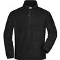 James&Nicholson Half-Zip Fleece black