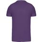 kariban T-shirt col V manches courtes purple