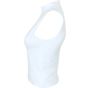 SF Clothing Women´s high neck crop vest white