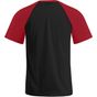 Promodoro Men´s Raglan T black/red