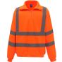 yoko Sweat-shirt 1/4 zip haute visibilité hi_vis_orange