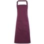 Premier Tablier bavette avec poche Colours Collection aubergine