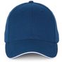 K-up Casquette sandwich contrasté - 6 panneaux royal_blue/white