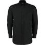 Kustom Kit Workwear Oxford Shirt Long Sleeve Black
