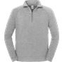 fruit of the loom Iconic Premium Zip Neck Sweat athletic heather