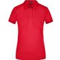 James&Nicholson Ladies´ Elastic Polo Piqué red
