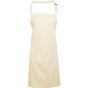 Premier Tablier bavette avec poche Colours Collection natural
