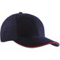 Myrtle Beach 6-Panel Sandwich Cap navy/red