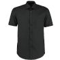 Kustom Kit Business Shirt Short Sleeve Black