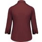 Kariban chemise manches 3/4 femme wine