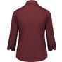 kariban chemise manches 3/4 femme wine