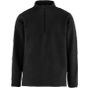 Neutral Recycled Fleece Quarter Zip black