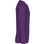Kariban T-shirt homme manches longues encolure ronde purple
