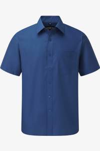 Image produit Men’s short sleeve classic polycotton poplin shirt