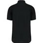 kariban Chemise coton / élasthanne manches courtes black