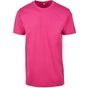 Build Your Brand T-Shirt Round Neck hibiskus_pink