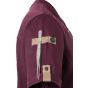 karlowsky Women's Short-Sleeve Chef Jacket Green Generation Sustainable GRS Aubergine