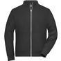 James&Nicholson Men´s Doubleface Work Jacket -SOLID- black