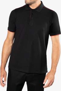 Image produit Polo Day To Day contrasté manches courtes homme