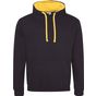 AWDis Just Hoods Varsity Hoodie jet_black/gold