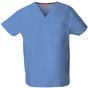 Dickies Medical Haut col V unisexe ciel