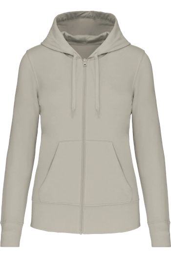 Image produit Sweat-shirt écoresponsable zippé à capuche femme