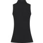 Henbury Ladies' sleeveless coolplus polo shirt black