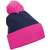 Beechfield Bonnet bicolore Snowstar® french_navy/fuchsia