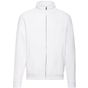 fruit of the loom Classic Sweat Jacket blanc