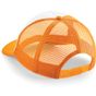 Beechfield Casquette américaine vintage junior orange/white