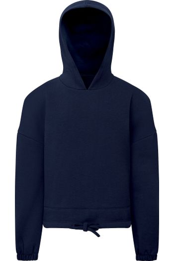 Image produit Sweat à capuche crop-top oversize en tissu recyclé Tridri® enfant