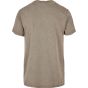 Build Your Brand Acid Washed Round Neck Tee dark_khaki