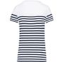 Kariban T-shirt marin col rond Bio femme white/navy_stripe