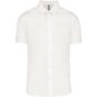 Kariban Chemise coton / élasthanne manches courtes white