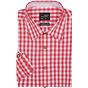 James&Nicholson Men´s Traditional Shirt red/white