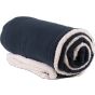 K-up Plaid sherpa night_navy