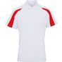 AWDis Just Cool Contrast cool polo arctic_white/fire_red