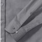 Russell Chemise Oxford cintrée manches longues femme silver