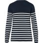 Kariban Pull marin femme striped_navy/off_white