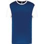 ProAct Maillot manches courtes bicolore adulte dark_royal_blue/white