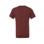 Bella Unisex heather cvc short sleeve tee heather_cardinal