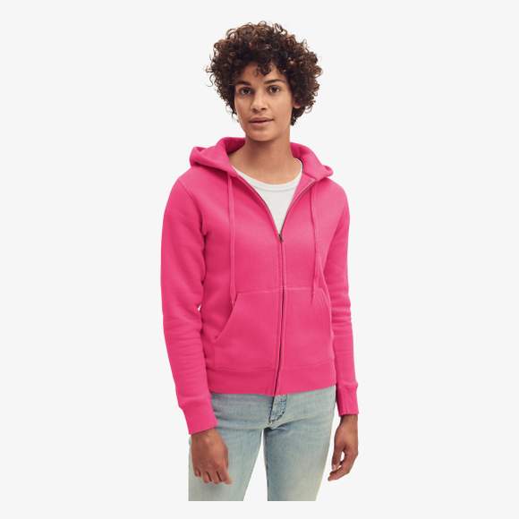 Premium Hooded Sweat Jacket Lady-Fit fruit of the loom