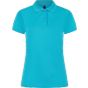 Henbury Ladies coolplus polo shirt turquoise