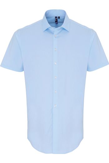 Image produit Chemise en popeline stretch à manches courtes pour homme