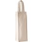 Kimood Sac porte bouteille en coton canvas natural