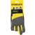 Stanley Workwear Mitaines de charpentier 3 doigts Stanley grey/black/yellow