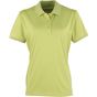 Premier Polo piqué Coolchecker® pour femme lime