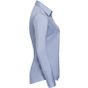 Russell Chemise à chevrons cintrée manches longues femme light_blue