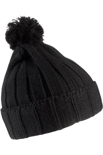 Image produit Bonnet à pompon avec revers